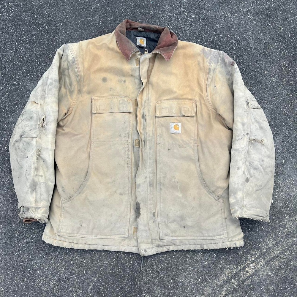 1990 Thrashed Carhartt Arctic Jacket size XL